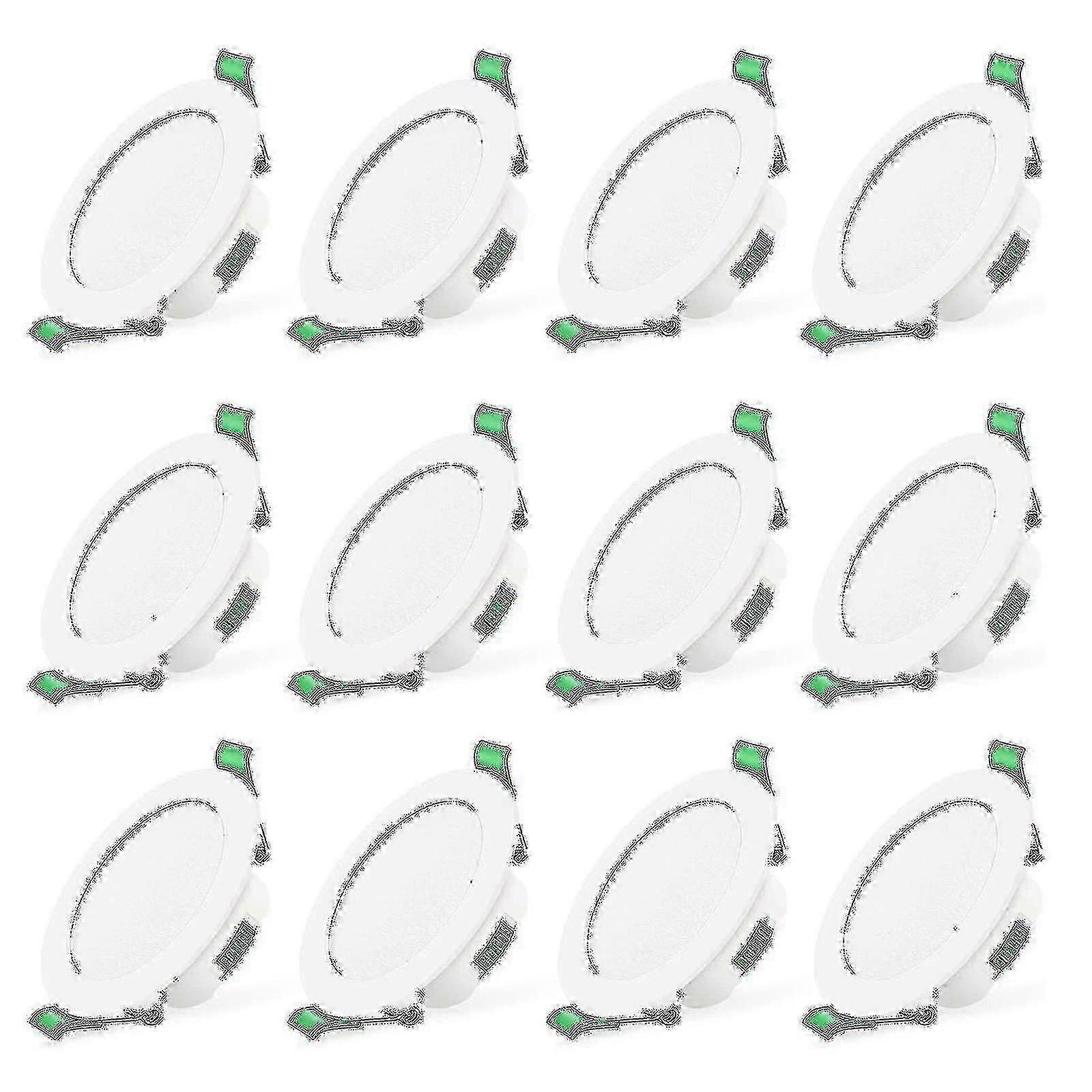 Models 12pcs 7w White Led Downlight Recessed Ceiling Lights Slim Spot Light Edition 0813