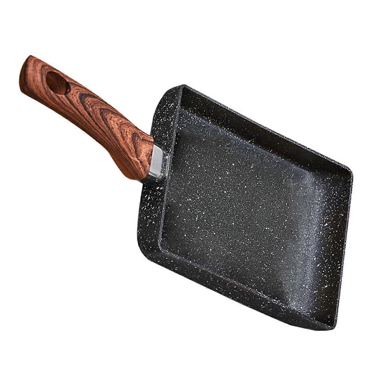 Egg Cooking Pan Square Skillet With Nonstick Coating And Heat-Resistant Handle For Tamagoyaki Omelette