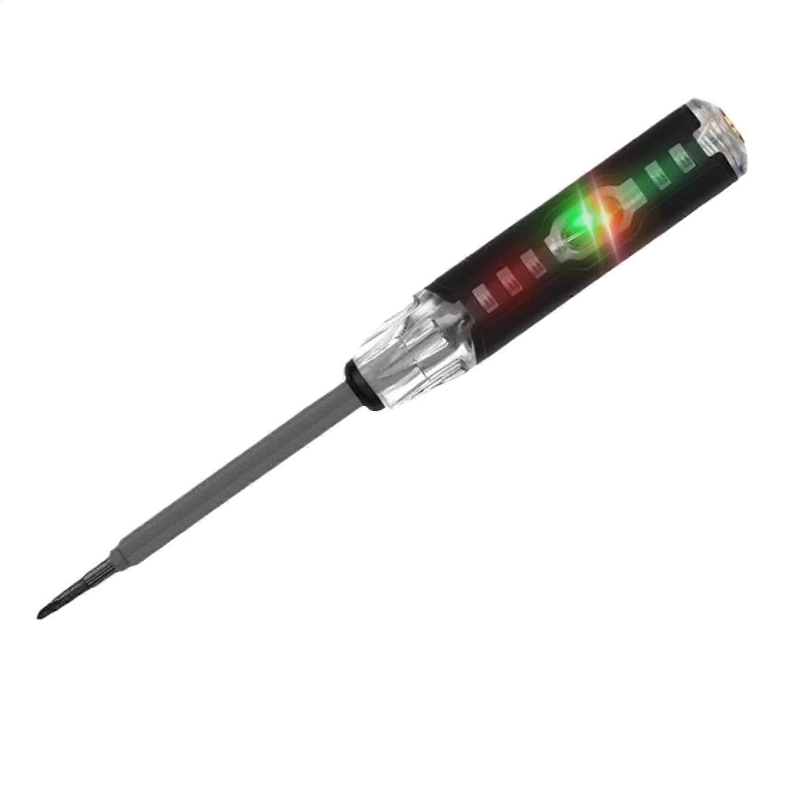 Screwdriver Electricity Detector | 2-In-1 Magnetic Voltage Tester Pen with High Torque Slotted Screwdriver Tool