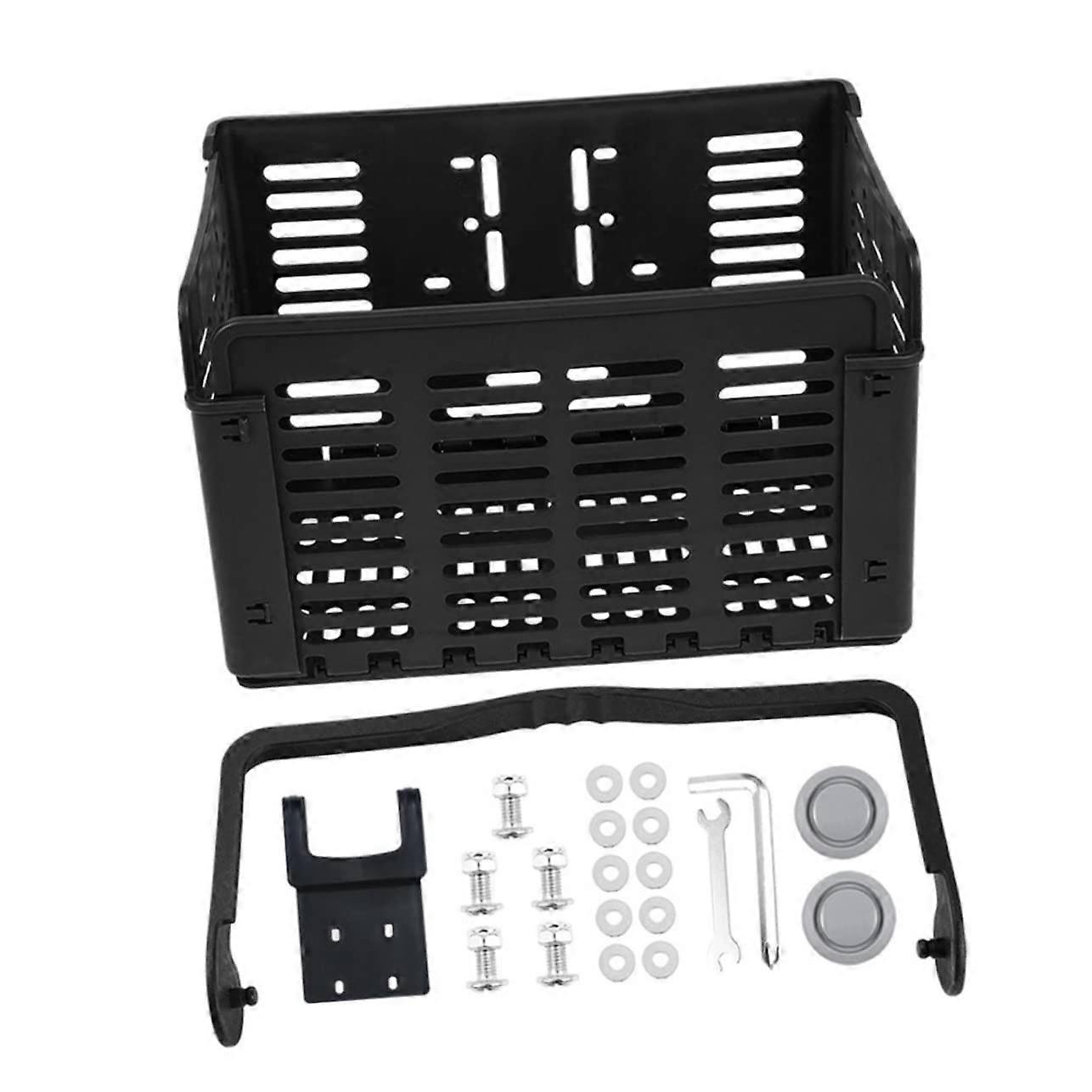 Foldable Front Bike Basket with Smooth Edges Easy to Install and Remove