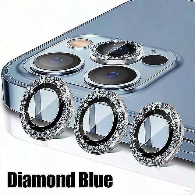 13 ダイヤモンド メタル カメラ プロテクター - 13 カメラ用 3PCS レンズ保護ガラス