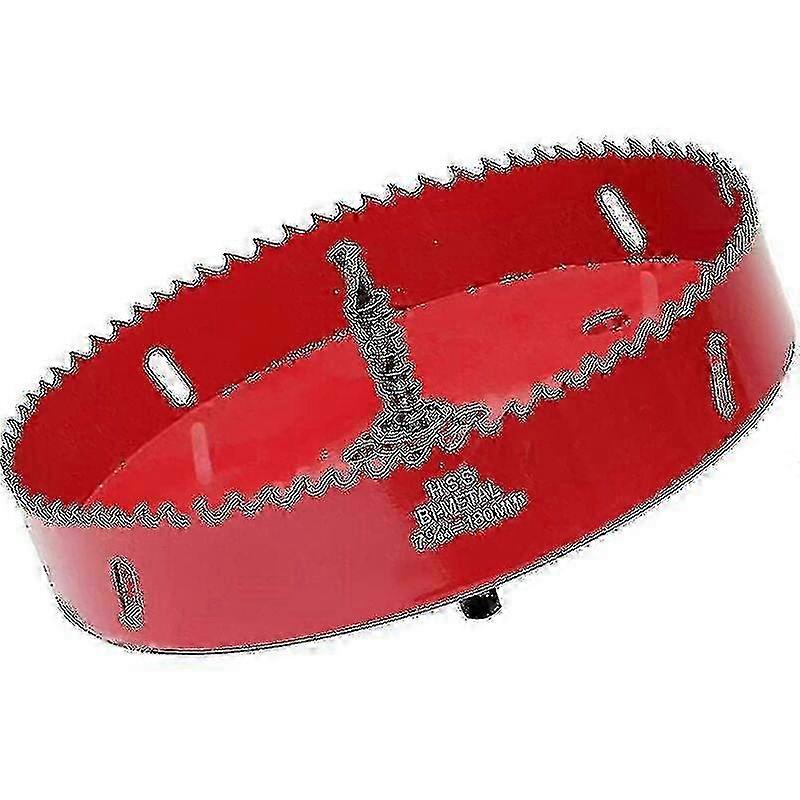 180mm HSS M42 Bi-Metal Hole Saw with Hex Shank & Drill Bit for Wood Cutting Edition 0923