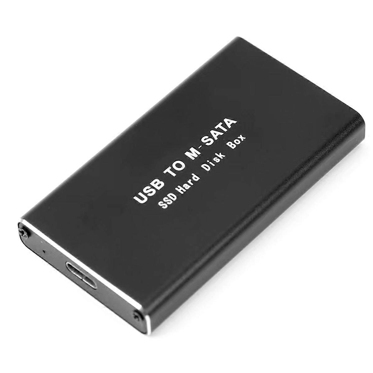 MSATA to USB 3.0/3.1 SSD Enclosure External HD Hard Drive Disk Box