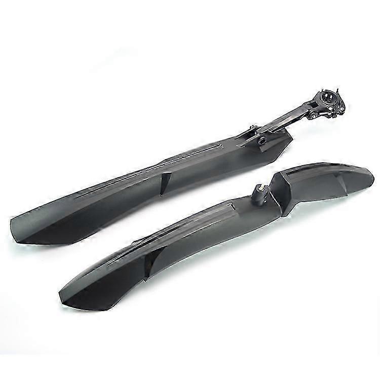 Bicycle fender set, front and rear fenders for 24-29 inch mountain bikes, adjustable bicycle fenders protect against splashes and dirt, mountain bike