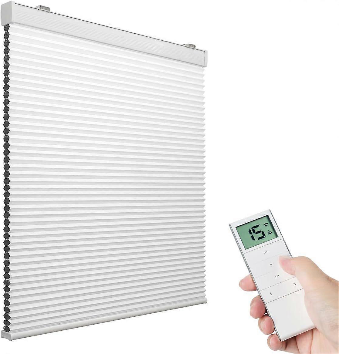 Motorized Cellular Shade with Remote Control, Blackout Electric Honeycomb Blinds
