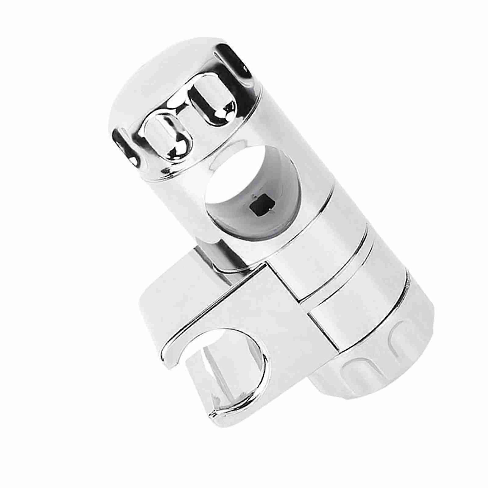 ABS Adjustable Shower Head Slide Bracket Clamp Holder 25mm Hole