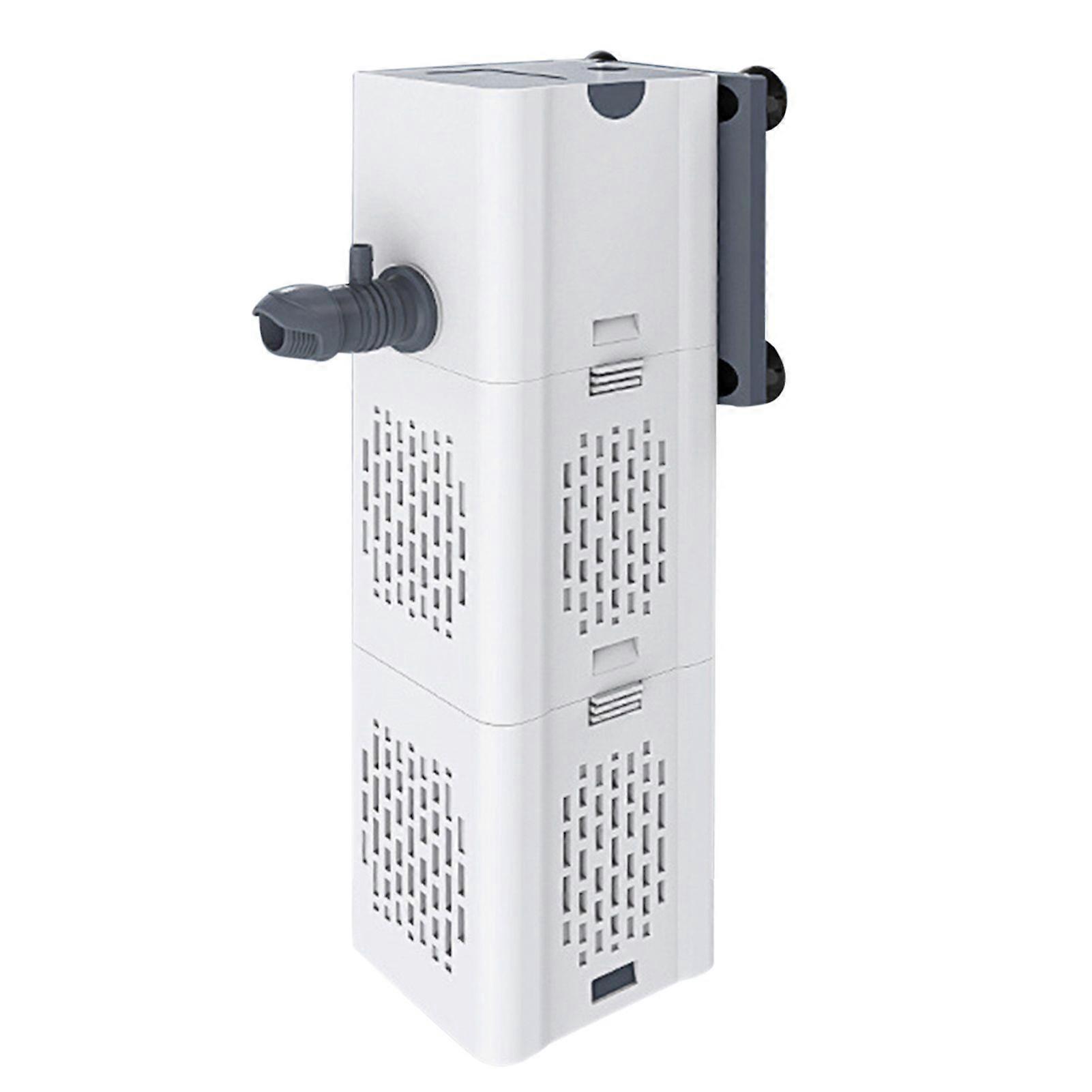 15W Filter, Fish Tank Filter Filtration Pump Circulation Internal Filter with Maximum of 1000L/H Adjustable Airflow Quiet and Low Noise