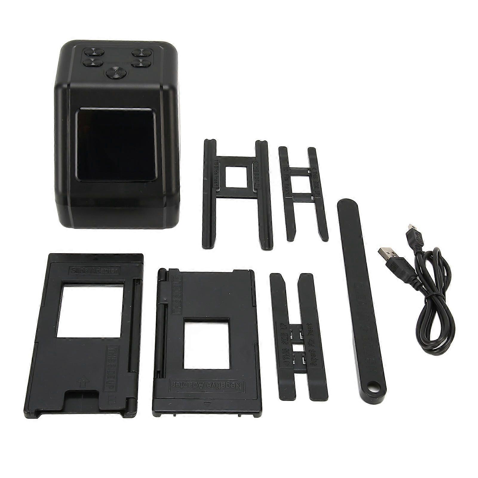 Film Slide Scanner Convert 135 126 110 Films Slides to Negatives Color Black White JPG Photos 22MP with 2.0in LCD Screen