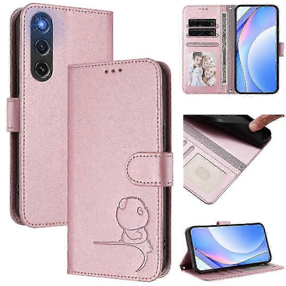 RFID Blocking PU Leather Flip Case with Card Slots, Kickstand & Mag...