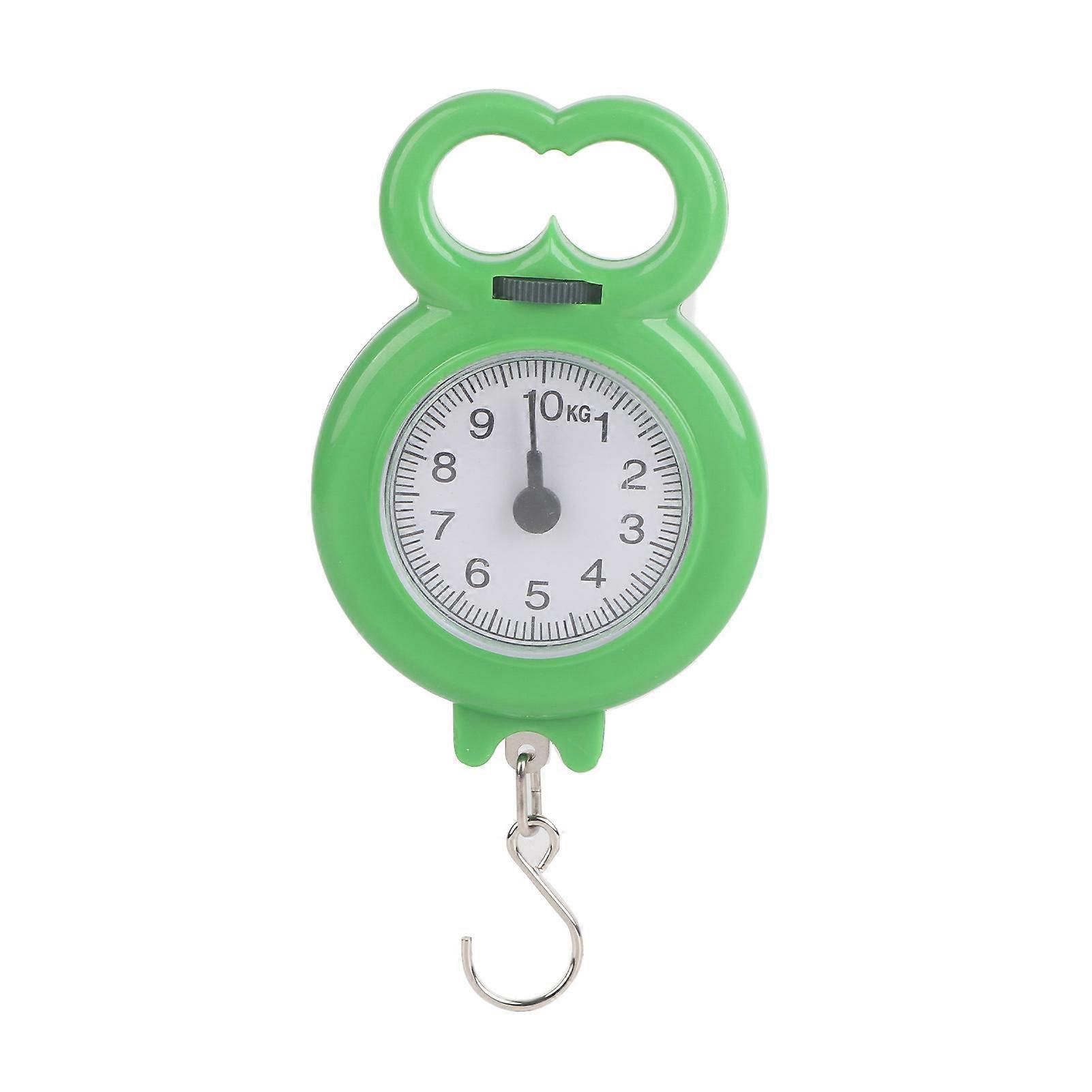 10kg Pointer Hook Hanging Scales Portable Mini Spring Scale for Fishing Shopping Weighing