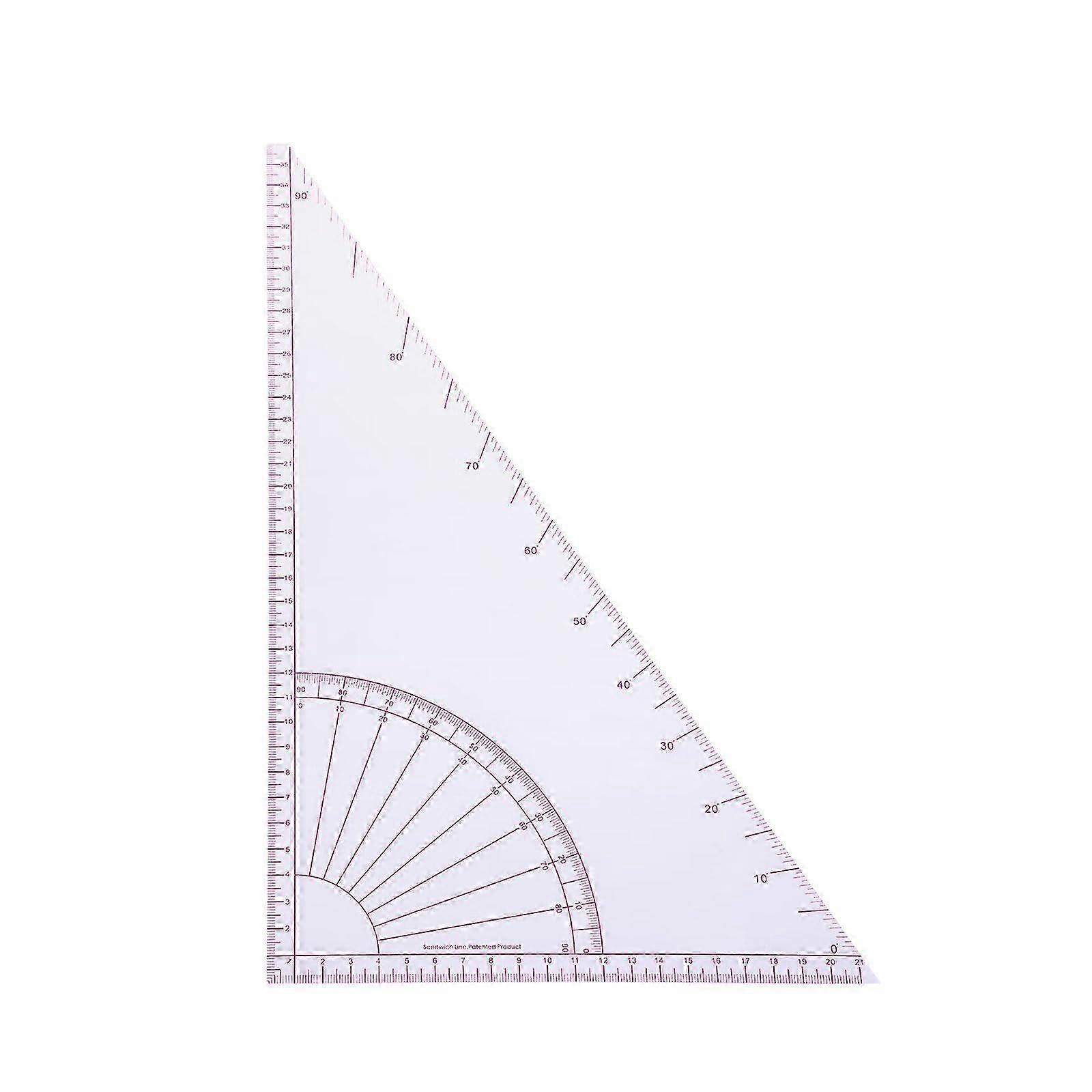 2025 Multifunctional Plastic Quilt Ruler Patchwork Ruler Multipurpose Precision Cutting Craft Ruler