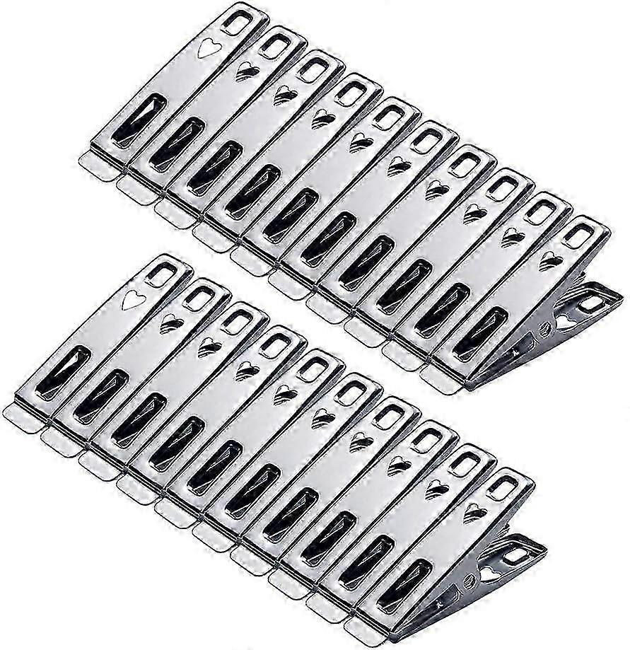 2025 Stainless Steel Clothespins, Metal, Windproof