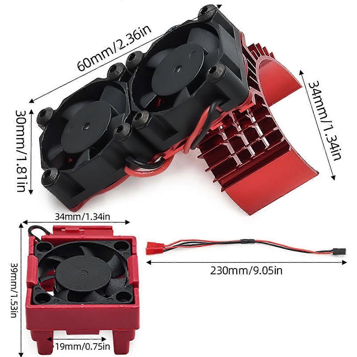 RC Car upgrade Cooling fan Kit