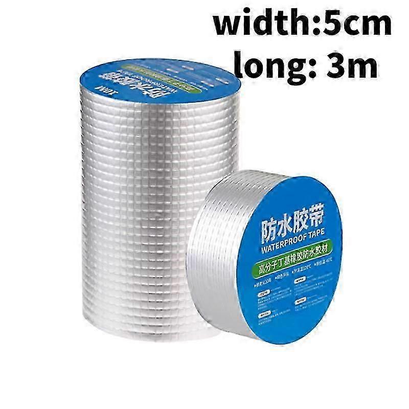 Nastro in gomma butilica resistente alle alte temperature in foglio di alluminio autoadesivo