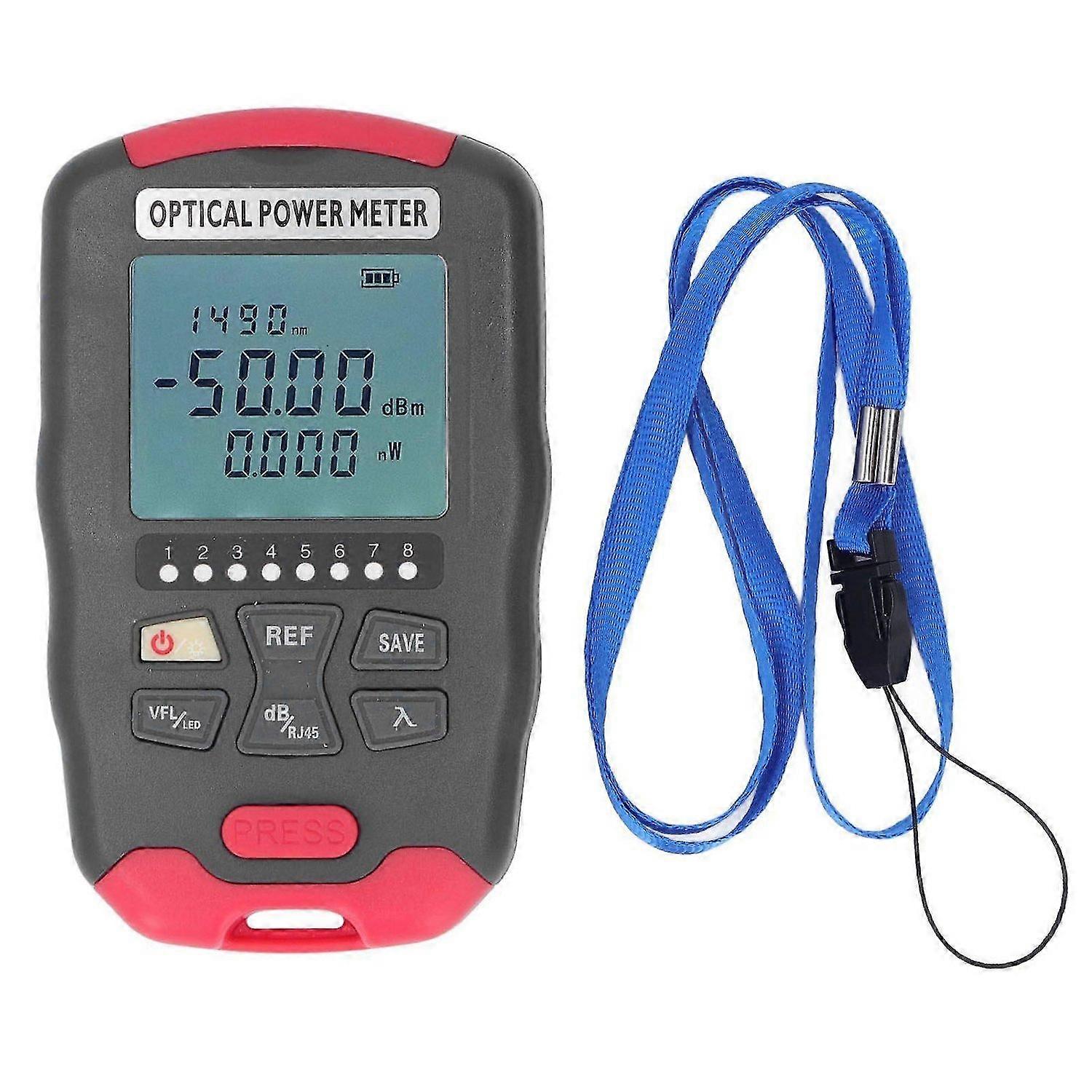 2025 Latest Model Optical Fiber Power Meter Red Light Source Network Optic
