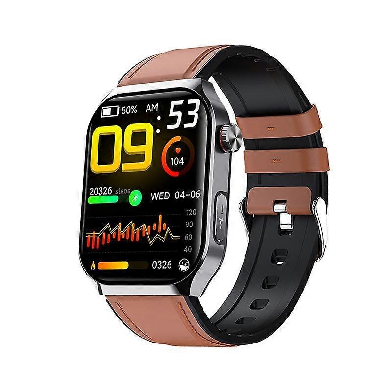 Smartwatch F700 2.1 Inch with Mini Health Check and BMI Monitor(Brown)