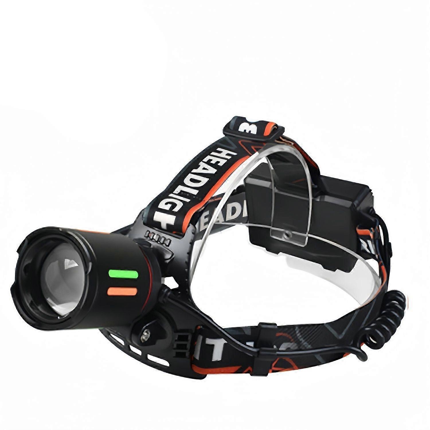 Headlamp Rechargeable   Bright Head Lamp, 40H Type-C Cable Adjustable Headlight Outdoor(Black)