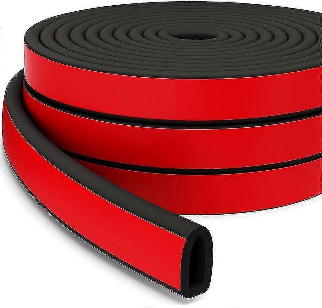 2025 Latest Model Weather Stripping Door Seal Strip 26FT EPDM D-Shape Foam