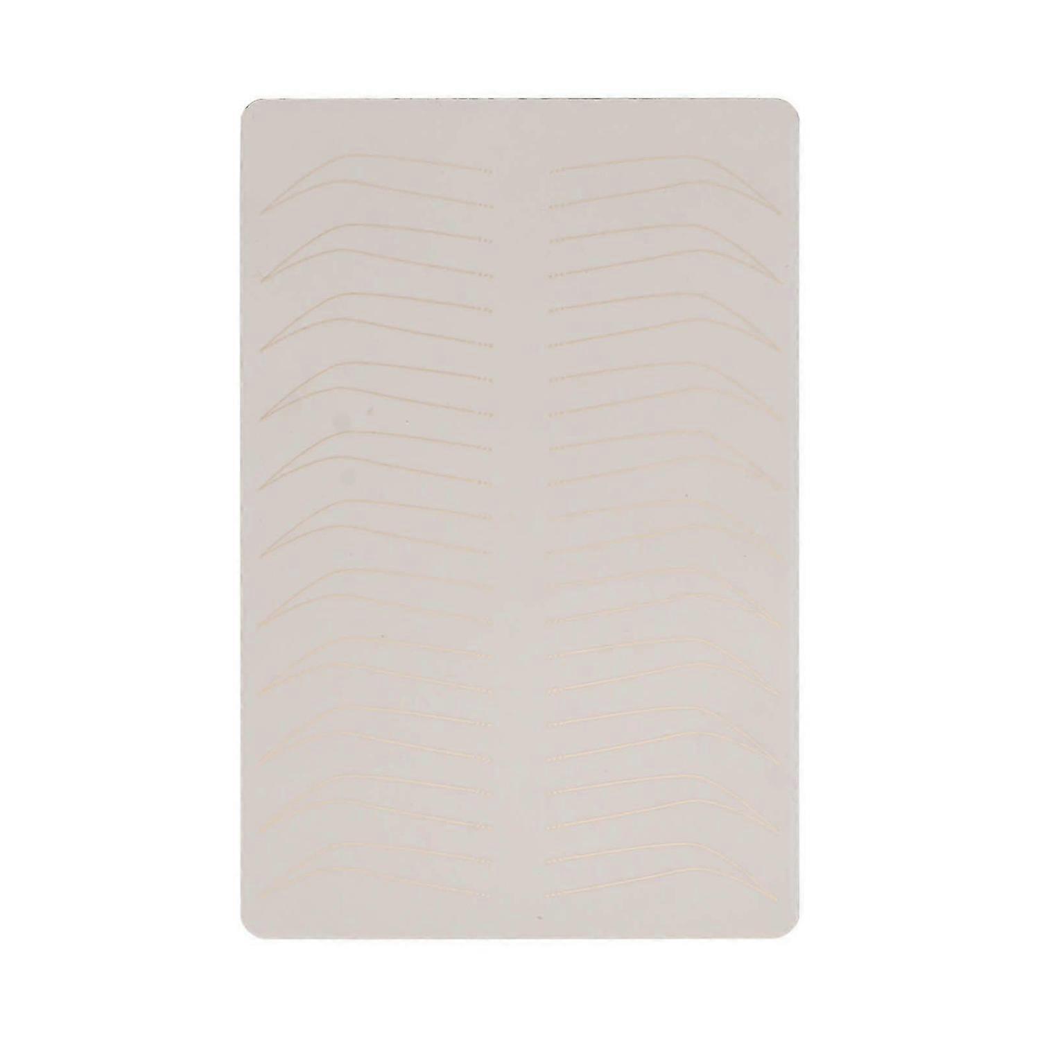 2025 Latest Model Eyebrows Practice Skin Double Sided Artificial Microblading ...