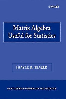 Álgebra matricial útil para la estadística