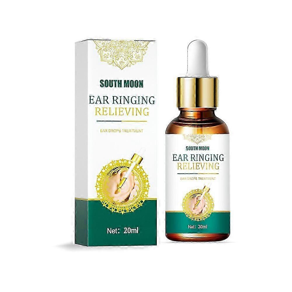 20ml Ear Ringing Relieving Drops: Treatment for Tinnitus Symptoms and Earache to Improve Ear Health