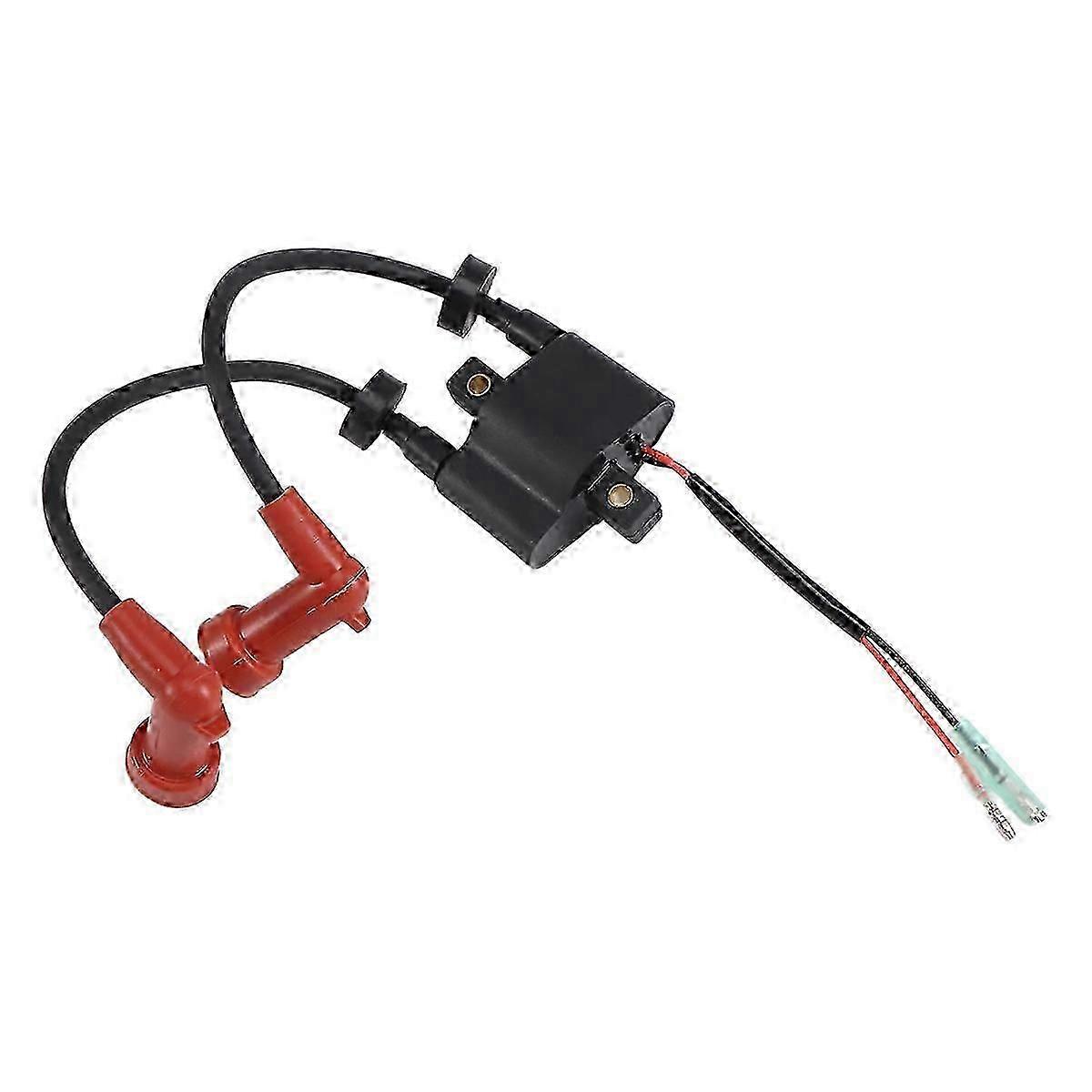 Marine Outboard Ignition Coil Assy compatible with Yamaha F9.9 13.5 15 20 25HP 40HP Replace 6F5-85570-10, 6F5-85