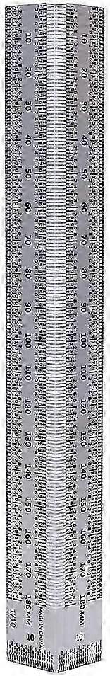 Stainless Steel Scribing Ruler 0.25mm 180mm Precision Right Angle Scriber Ruler Accurate DIY Hardware Carpenter Marking Tool for Drawing Various Lines