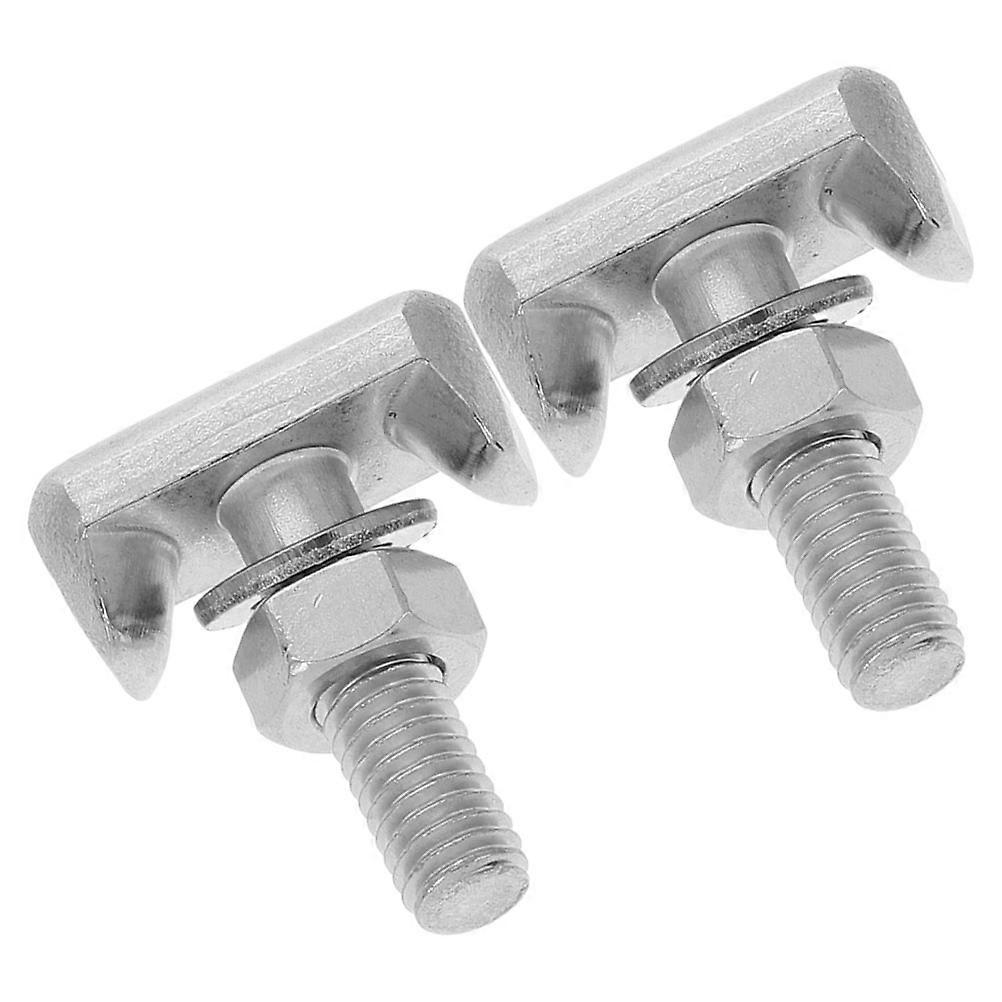 T-Shaped Battery Terminal Bolts Wear Resistance Car Battery Bolts And Nuts 2.75X2.15X1.00CM 2Pcs