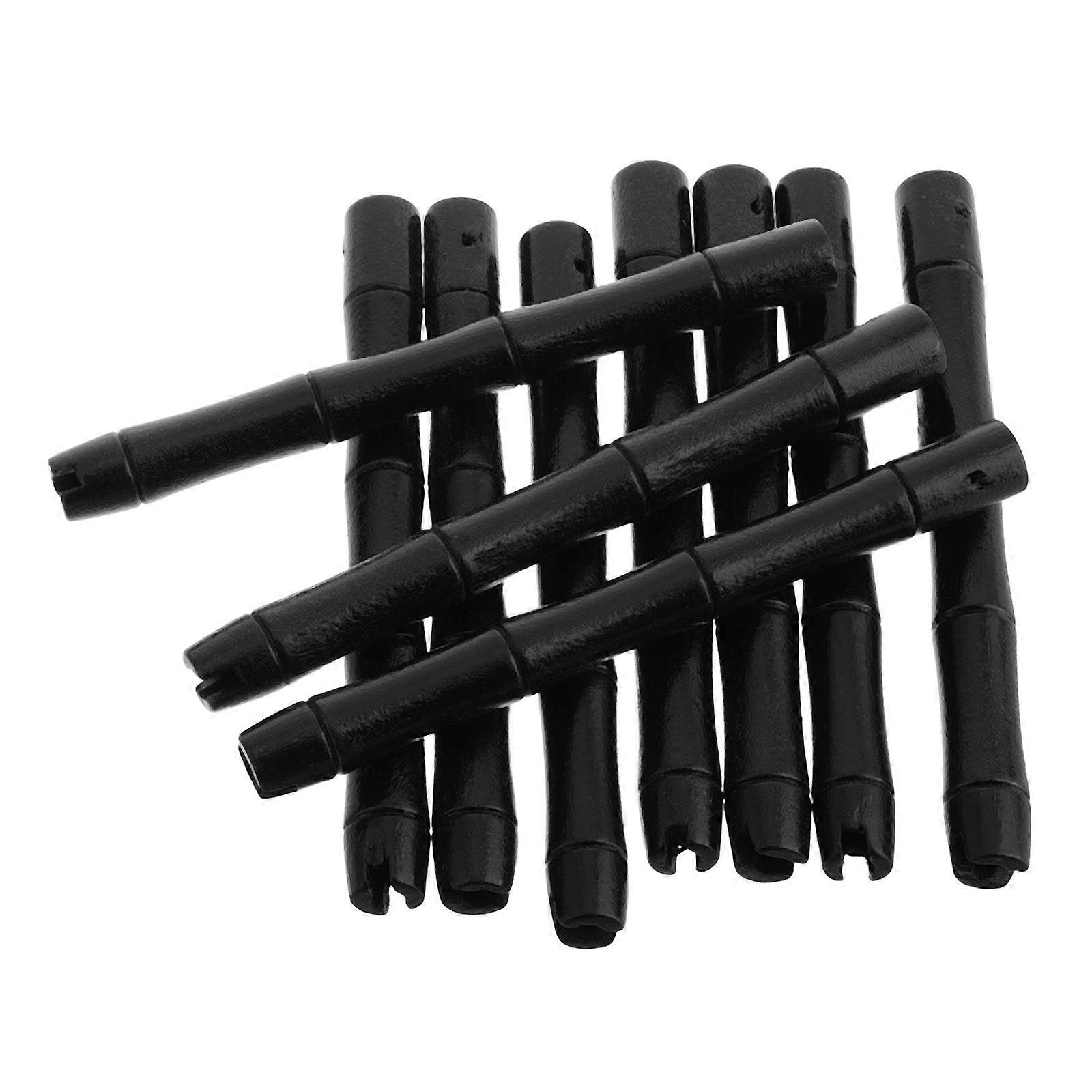 Wooden Round Fan Handles 10Set DIY Portable Handle Perfect For Dancers Comfortable Grip For Festivals
