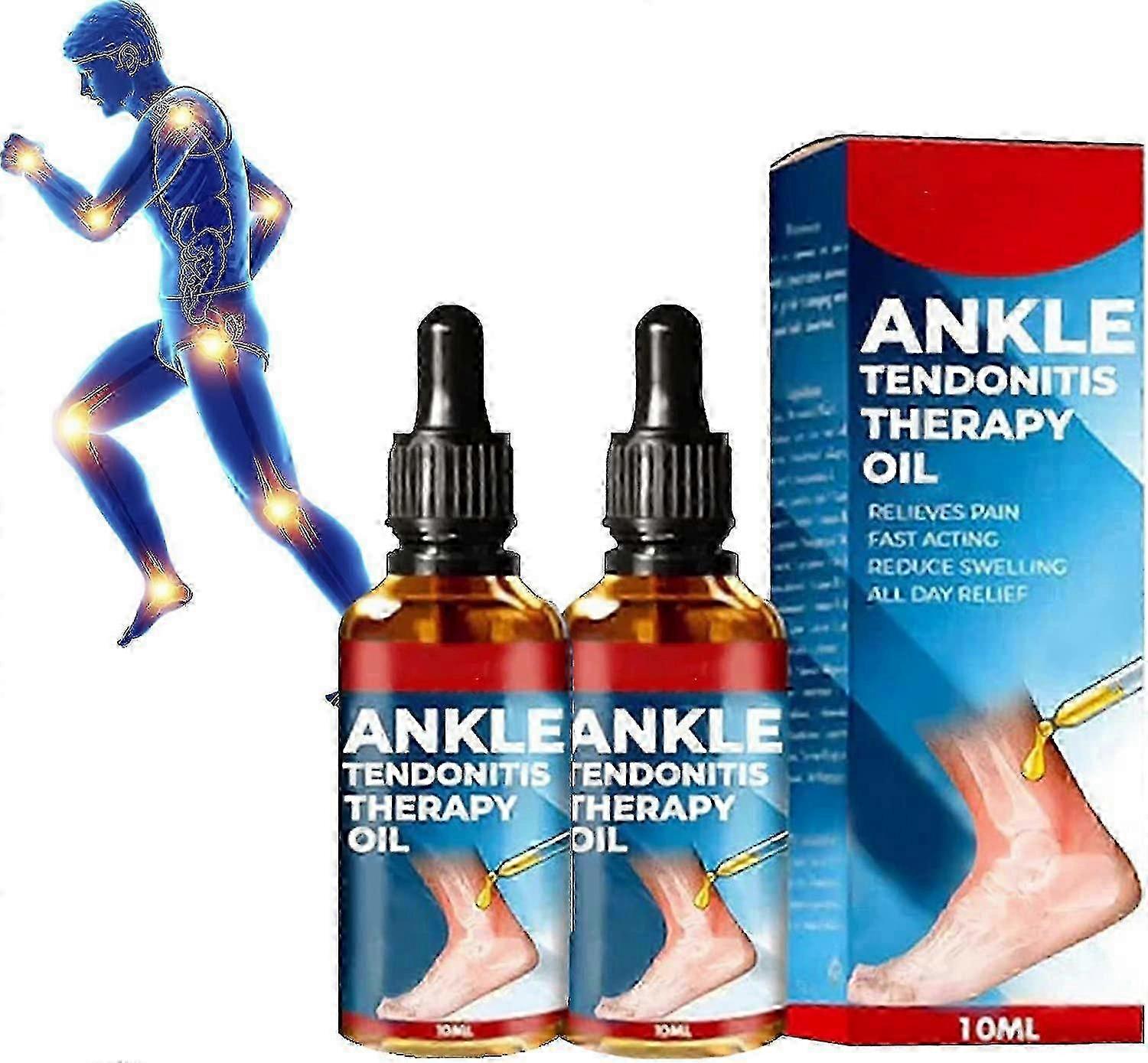 腱炎のための足と足首のマッサージ治療オイル