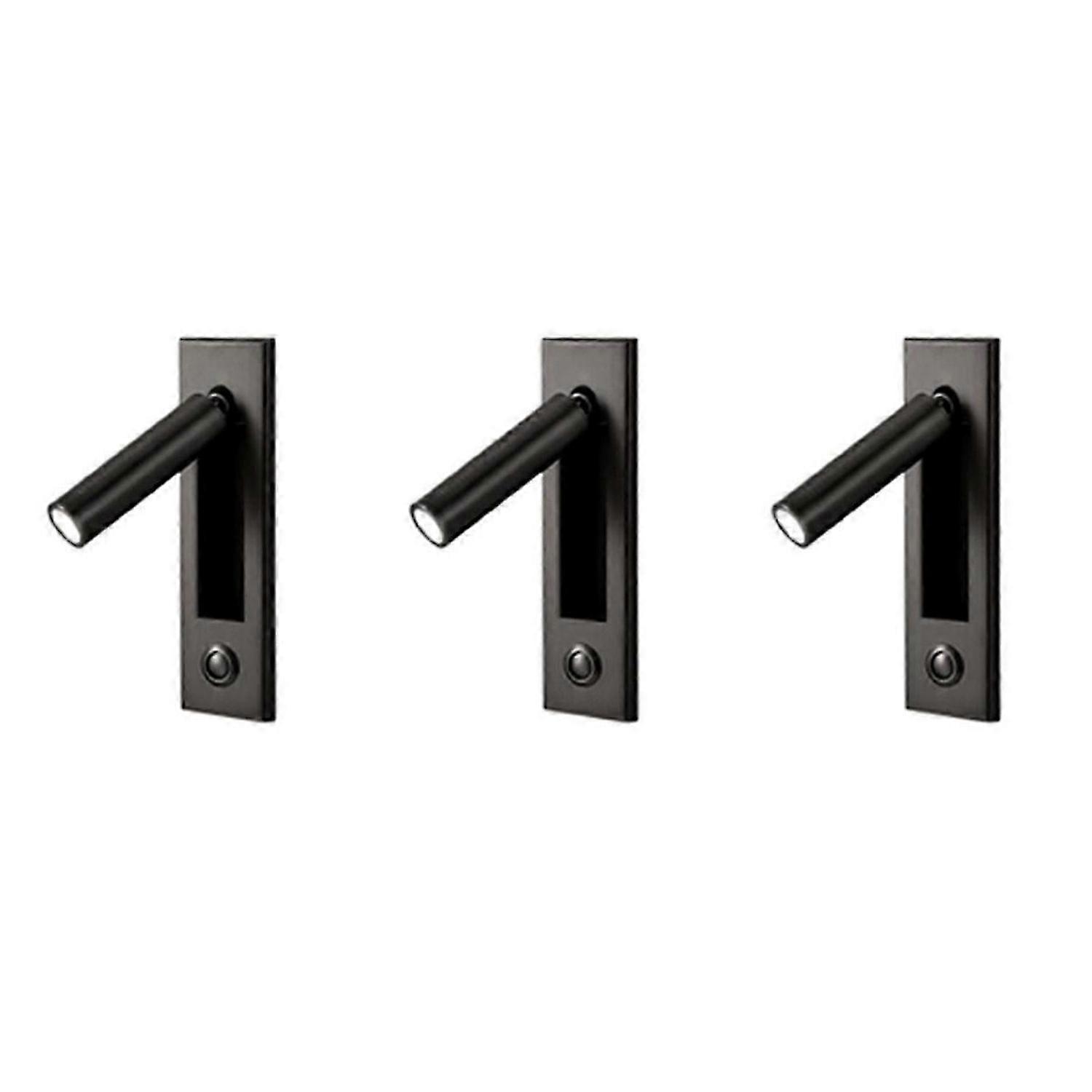 Reading Lights,Headboard Wall Light Reading Light Recessed Black