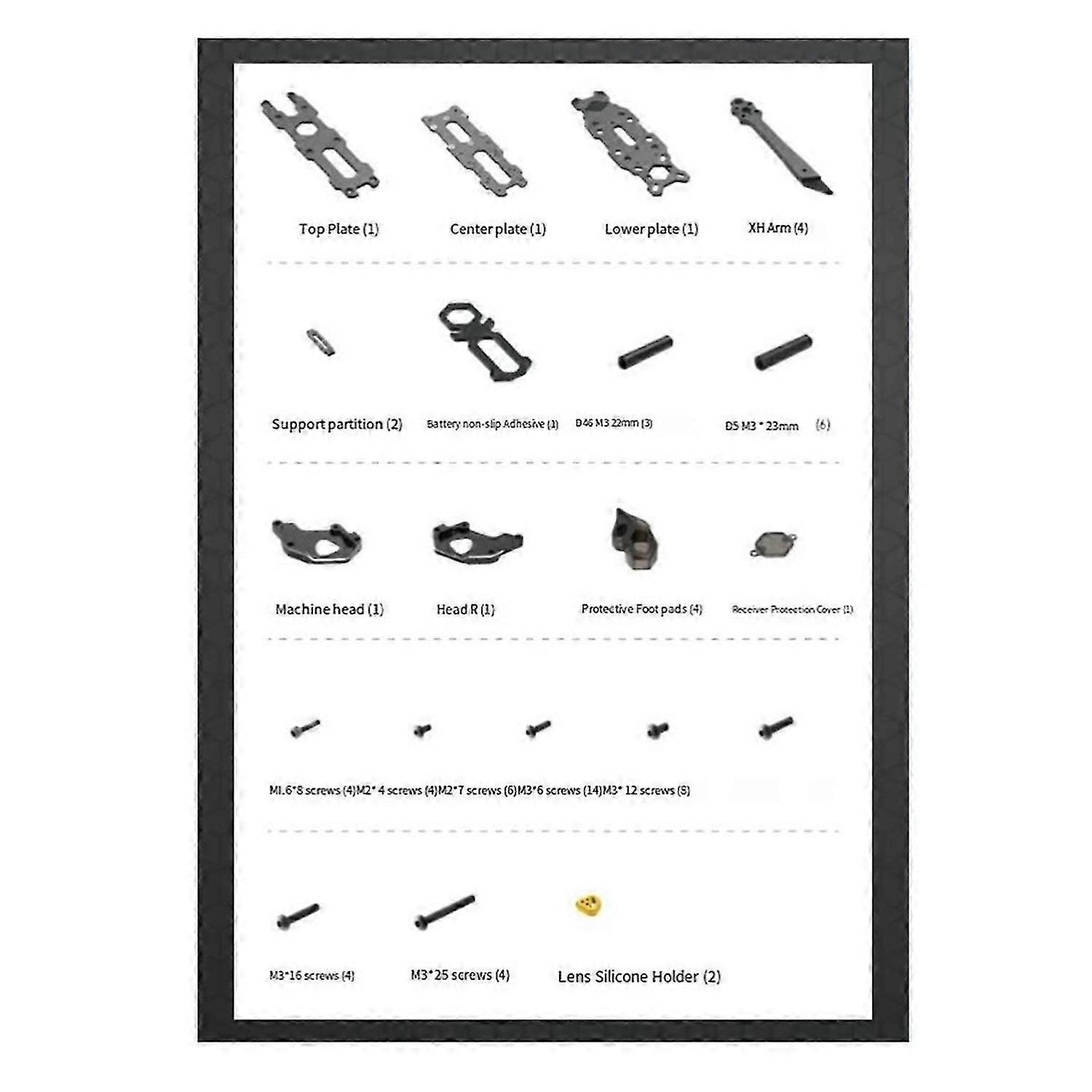 SpeedyBee Frame Kit Quadcopter arm For Mario XH FPV RC Racing Drone