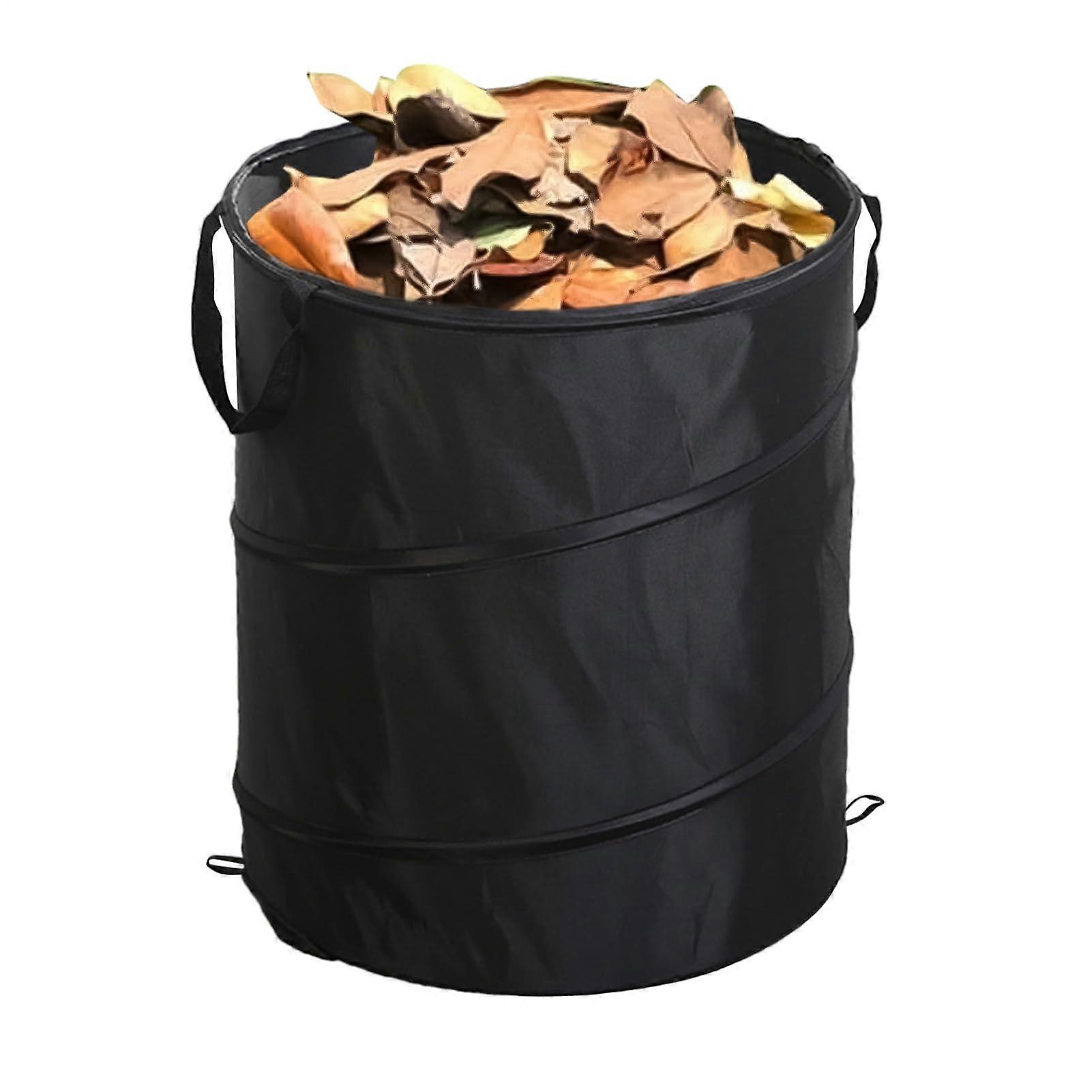 Portable Trash Can For Camping, Foldable Outdoor Waste Bin, Backyard And Garden Waste Container For Hiking, RV, Festival