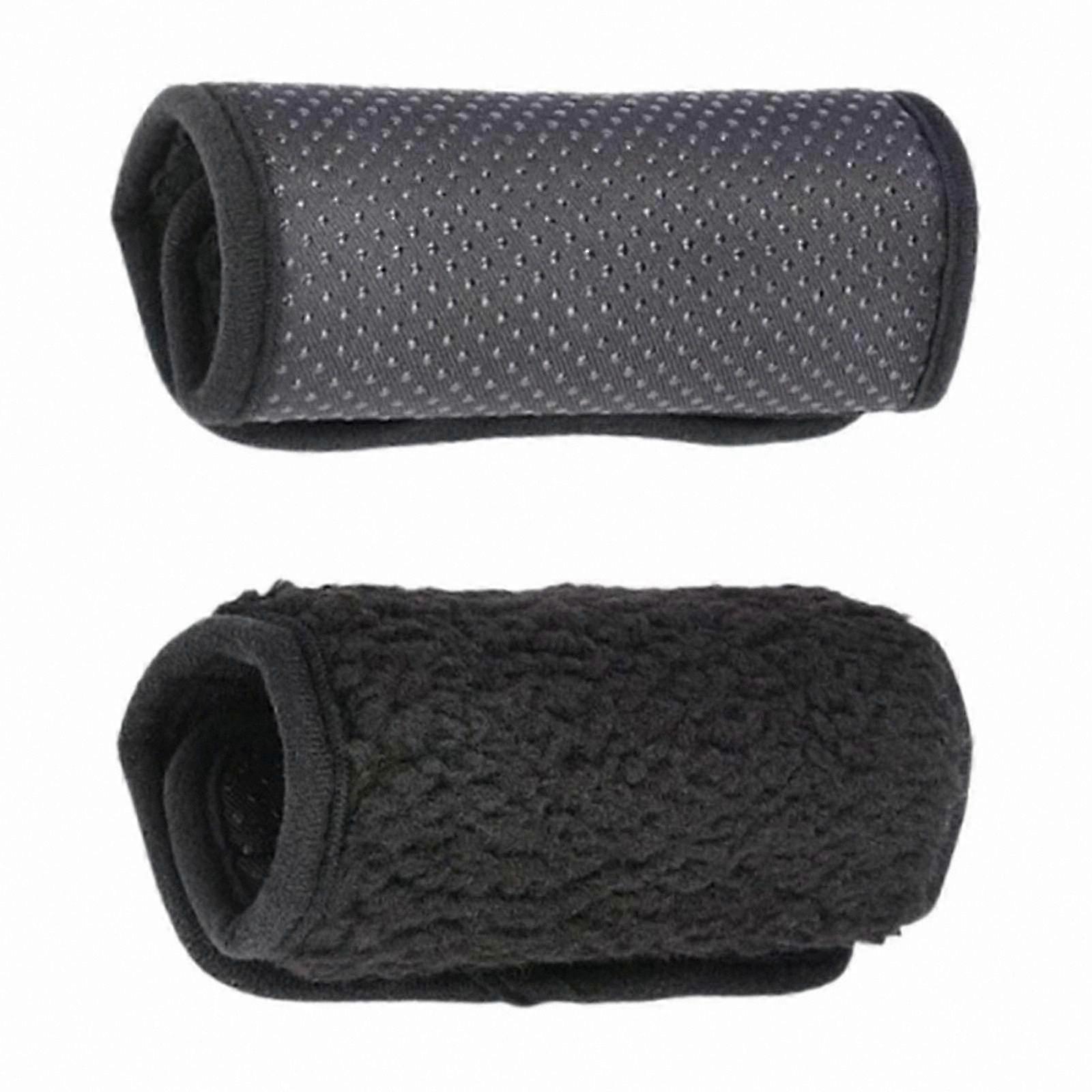 2-Pack Non-Slip Handle Covers for Wheelchairs and Rollators, Soft Cushioned Grips for Seniors, Black