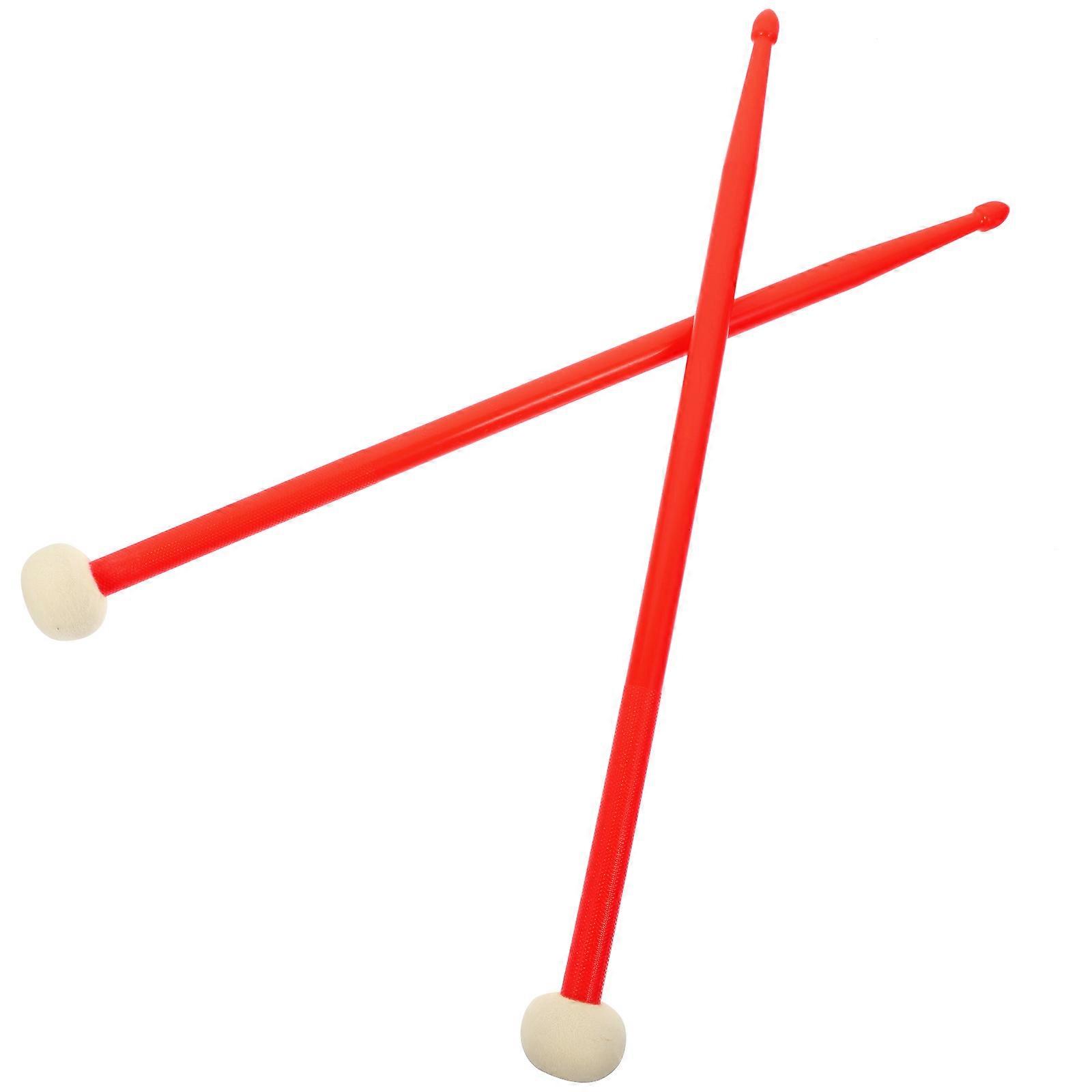 Nylon Drum Stick Double-End Drumsticks for Drum 5Pairs Practical Performance