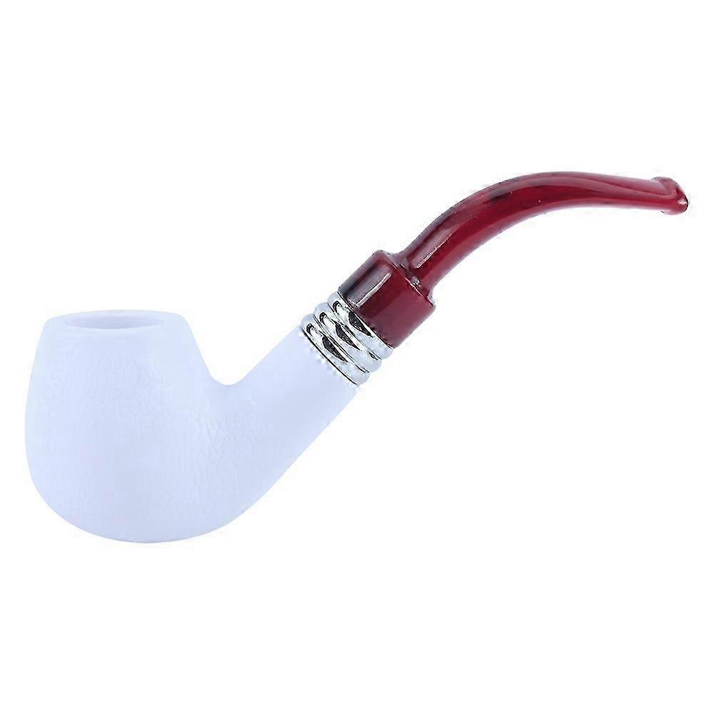 Smoking Tobacco Pipe, Resin Enchase Cigar Pipe with Pouch