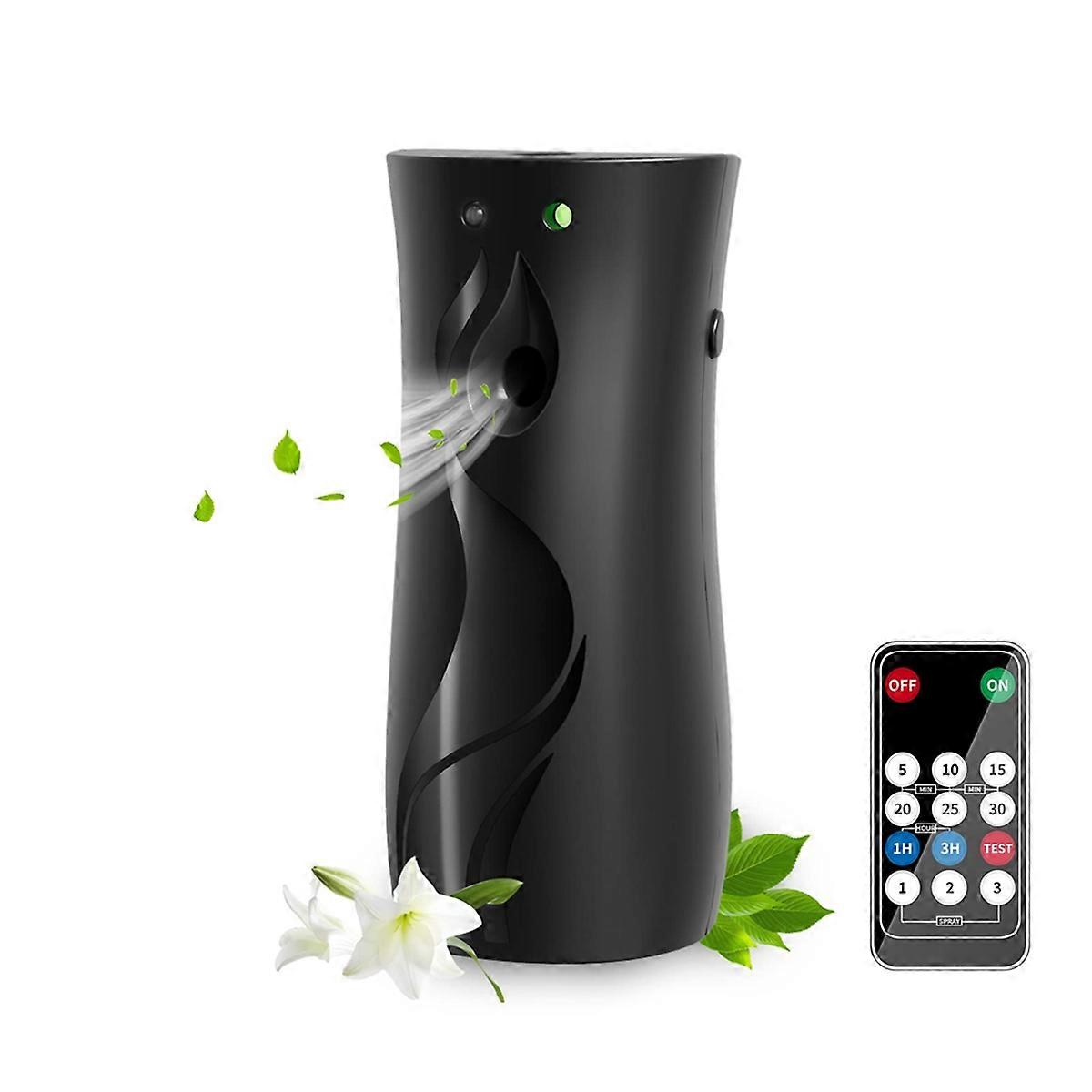 Automatic Air Freshener Spraying Dispenser Remote Black