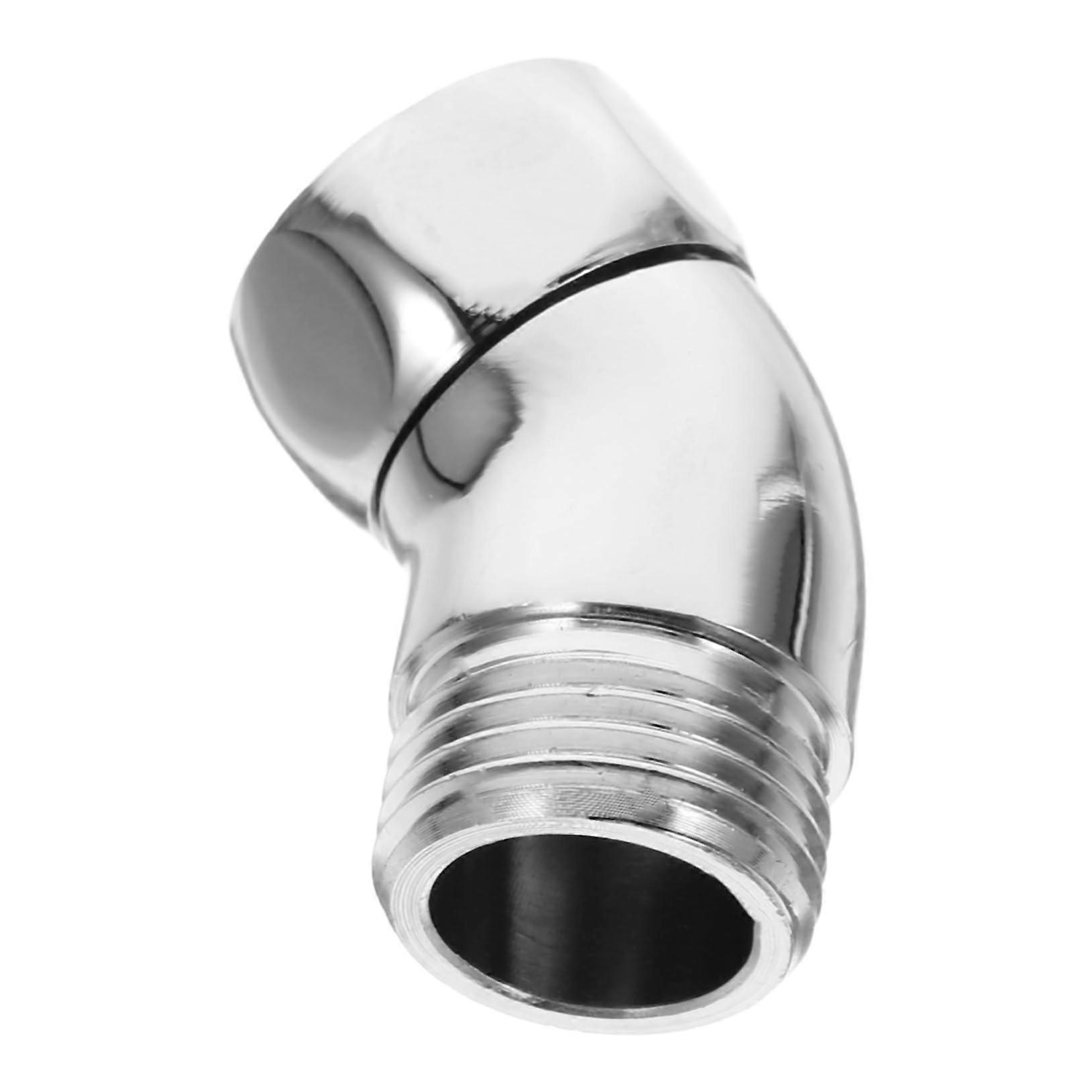 Copper Movable Angle Connector Shower Head Extension Arm Adapter Chrome Plated For Handheld Wall Mounted Showers