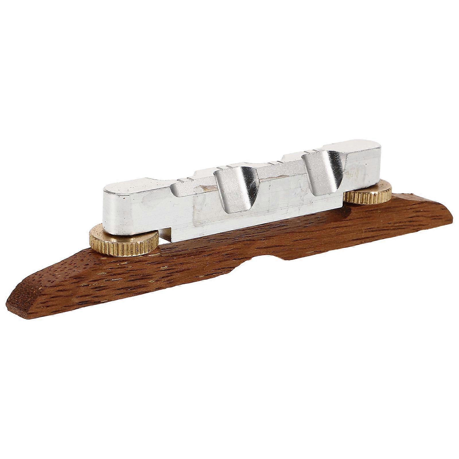 Banjo Bridge Replacement Part 5Pcs Coffee Wooden Bridge For Musicians And Guitar Lovers Instrument Maintenance