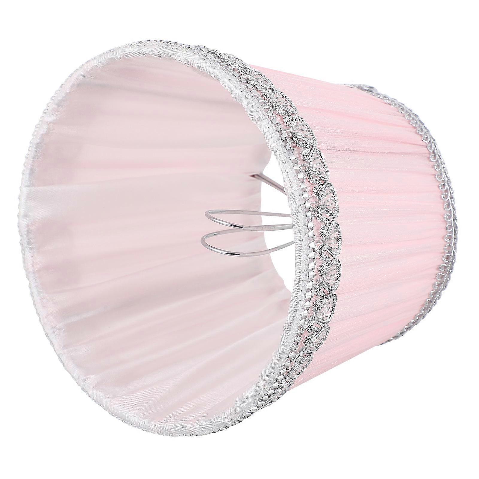 Chiffon Pleated Lampshade Light Cover for Indoor Decor Replacement 2Pcs