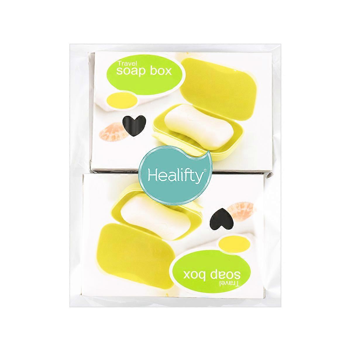 Portable Soap Dish Waterproof Seal Buckle for Holding Soap 2Pcs Black Color