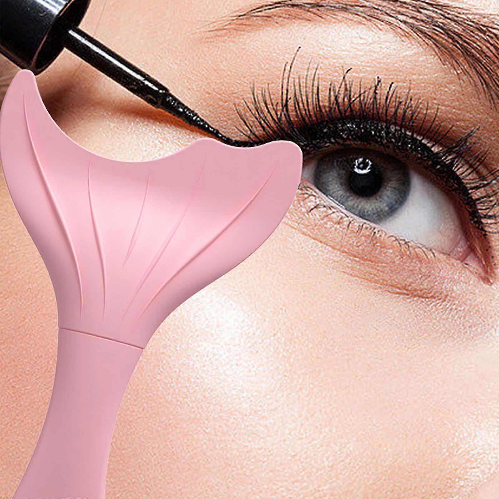 Eyelash Makeup Tool Silicone Eyelash Shield Upper Lower Eyelash Mascara Guard Applicator Guide Helper with Lashes Comb Purple 2025