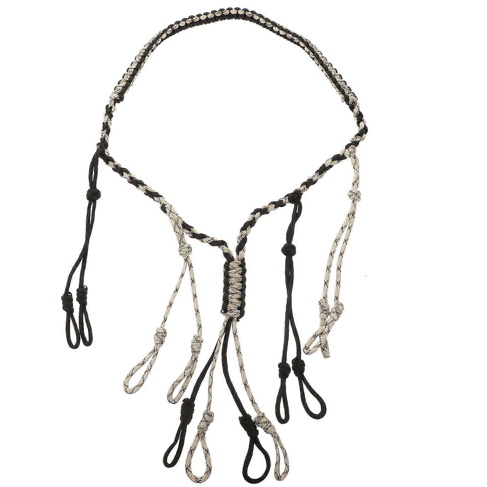 Whistle Hanging Rope Black Polyester Durable and Comfortable for Earrings Making
