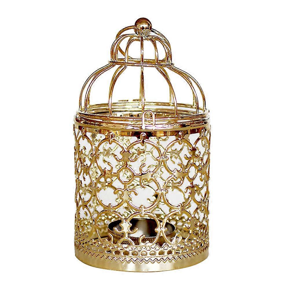 Birdcage Candle Holder Iron Lantern for Decoration 3Pcs Pack