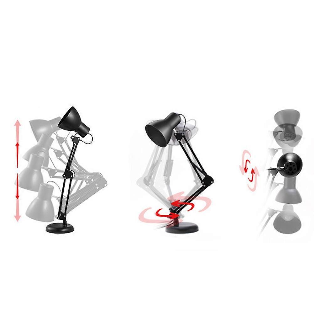 Metal USB Desk Lamp LED for Eye Protection with Folding Long Arm 2Pcs