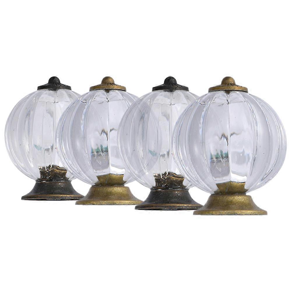 Crystal Acrylic Cabinet Drawers Pulls for Home 12Pcs Pack