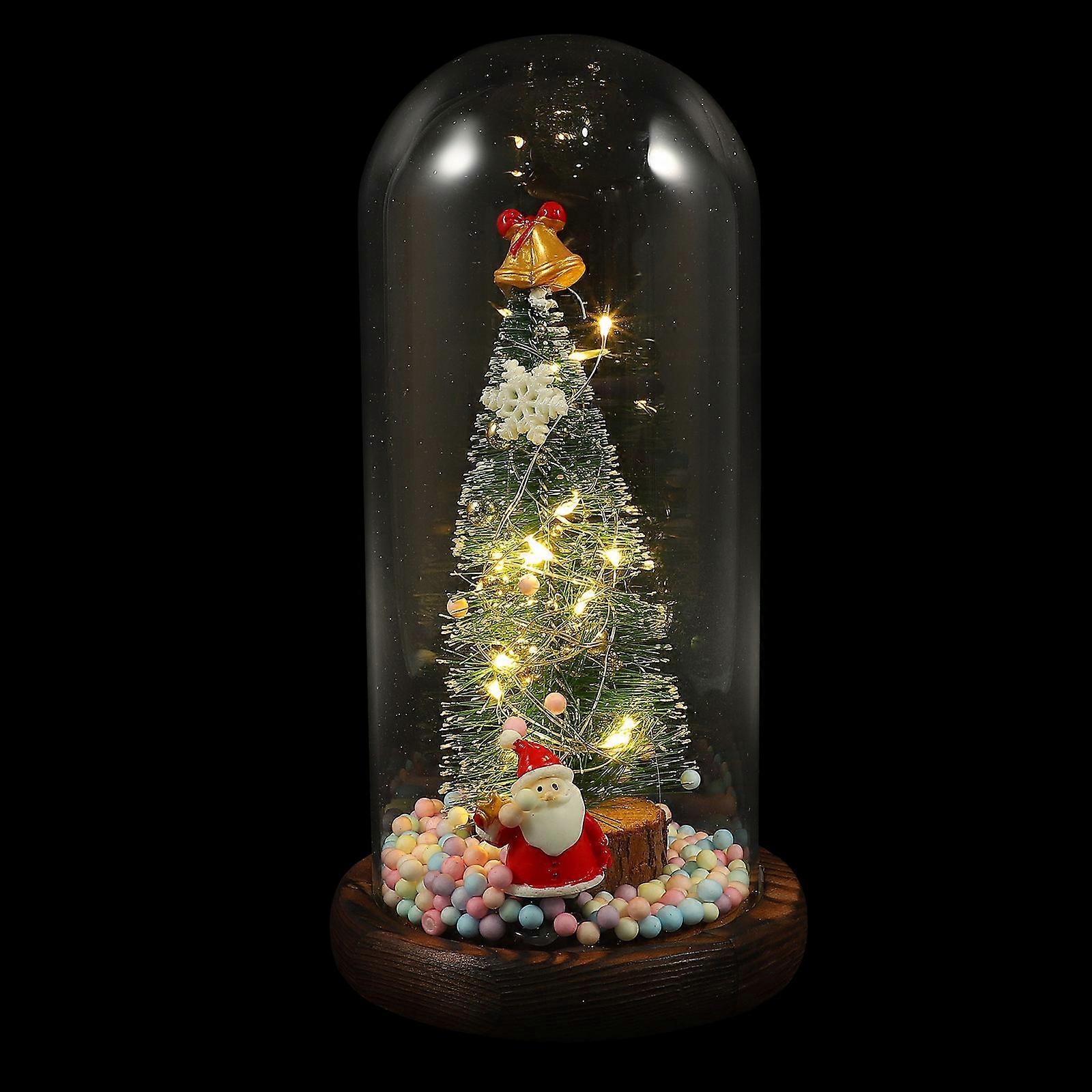 Unique Tree Shape Tabletop Christmas Ornament Featuring Dust Protection for Enhancing Your Holiday Decor 1Set
