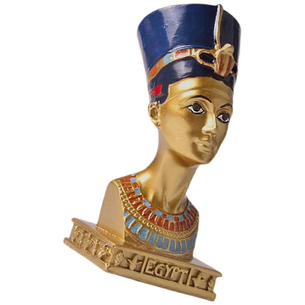 Egyptian Decor Resin Statue Sculpture for Home Display 3Pcs Figurine Set
