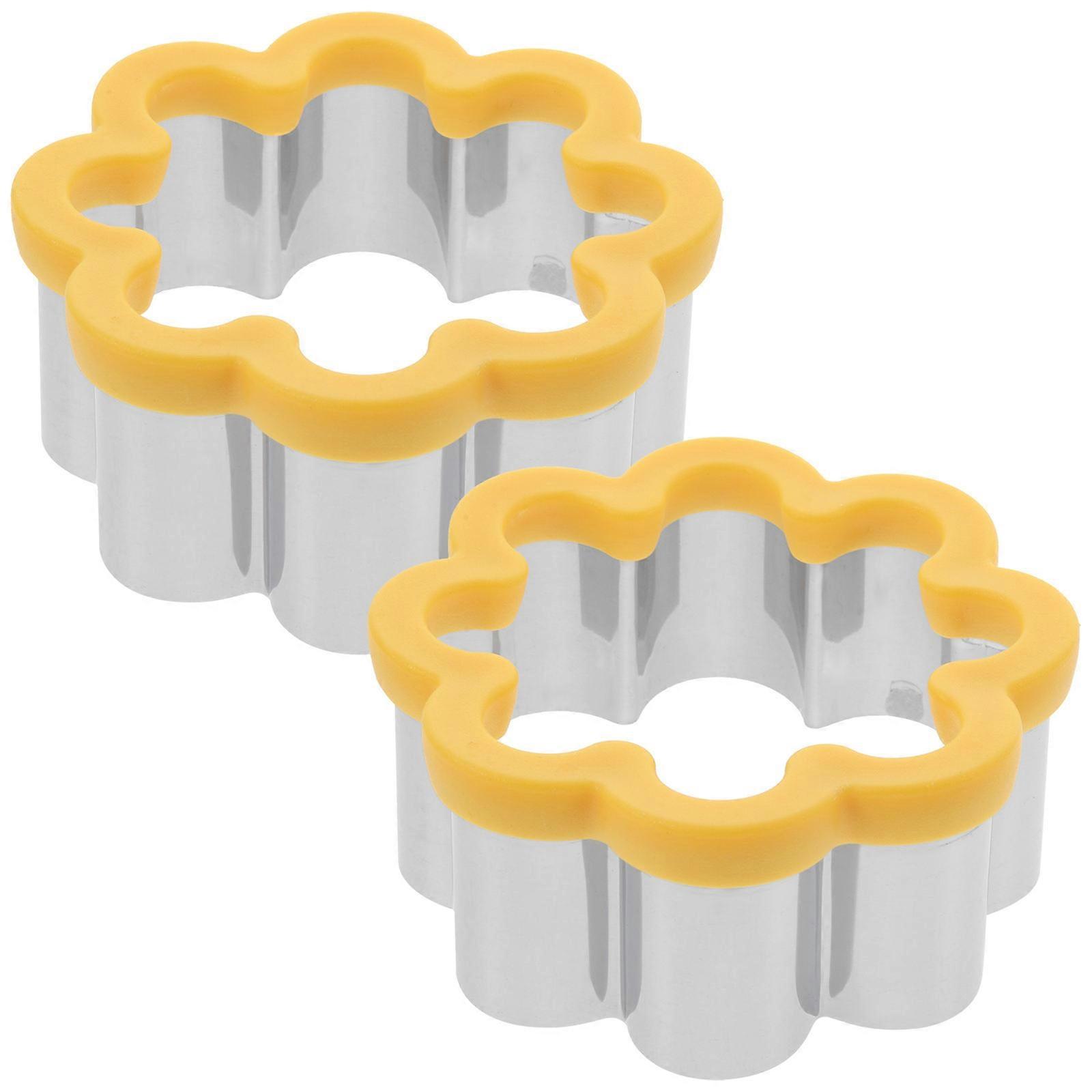 8Pcs Flower Cookie Cutter Stainless Steel for Baking Use Kitchen Tool