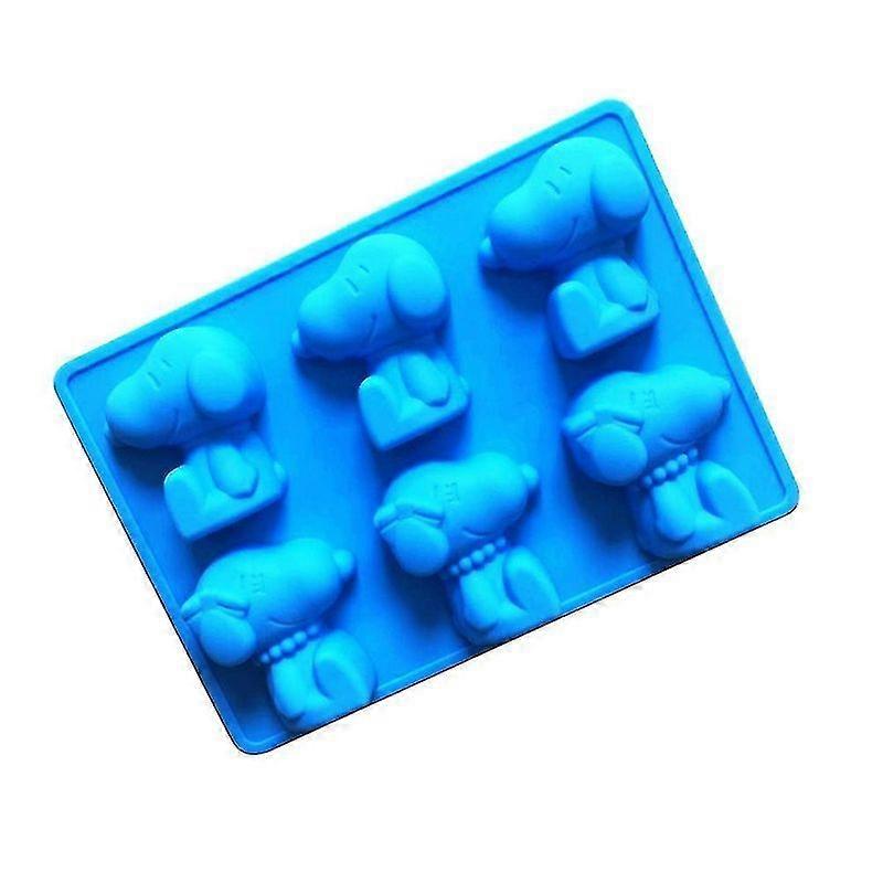 Minglan Snoopy Dog Silicone Sugarcraft Fondant Cake Chocolate Decor Diy 3d Baking Mold